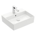 Раковина подвесная 49,8х42 Villeroy&Boch Memento 2.0, White Alpin CeramicPlus (4A0750R1) На столешницу, Подвесные Прямоугольные