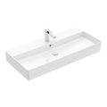 Раковина подвесная 100х47 Villeroy&Boch Memento 2.0, White Alpin (4A221G01) На столешницу, Подвесные Прямоугольные