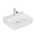 Раковина подвесная 50х42 Villeroy&Boch Memento 2.0, White Alpin CeramicPlus (4A2251R1) На столешницу, Подвесные Прямоугольные