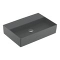 Раковина подвесная 60х42 Villeroy&Boch Memento 2.0, Graphite (4A226FI4) На столешницу, Подвесные Прямоугольные