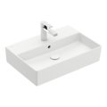Раковина подвесная 60х42 Villeroy&Boch Memento 2.0, Stone White (4A226GRW) На столешницу, Подвесные Прямоугольные