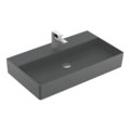 Раковина подвесная 80х47 Villeroy&Boch Memento 2.0, Graphite (4A2281I4) На столешницу, Подвесные Прямоугольные