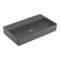 Раковина подвесная 80х47 Villeroy&Boch Memento 2.0, Graphite (4A2283I4) На столешницу, Подвесные Прямоугольные