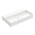 Раковина подвесная 80х47 Villeroy&Boch Memento 2.0, White Alpin (4A228F01) На столешницу, Подвесные Прямоугольные