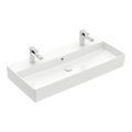 Раковина подвесная 100х47 Villeroy&Boch Memento 2.0, White Alpin (4A22A401) На столешницу, Подвесные Прямоугольные