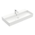 Раковина подвесная 100х47 Villeroy&Boch Memento 2.0, White Alpin (4A22A501) На столешницу, Подвесные Прямоугольные
