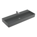 Раковина подвесная 120х47 Villeroy&Boch Memento 2.0, Graphite (4A22C2I4) На столешницу, Подвесные Прямоугольные