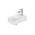 Раковина 36х22 Villeroy&Boch Avento, White Alpin CeramicPlus (43003LR1) На столешницу, Подвесные Прямоугольные