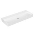 Раковина подвесная 120х47 Villeroy&Boch Memento 2.0, White Alpin CeramicPlus (4A22CFR1) На столешницу, Подвесные Прямоугольные