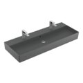 Раковина подвесная 120х47 Villeroy&Boch Memento 2.0, Graphite (4A22CKI4) На столешницу, Подвесные Прямоугольные