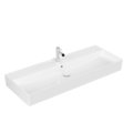Раковина подвесная 120х47 Villeroy&Boch Memento 2.0, White Alpin CeramicPlus (4A22CLR1) На столешницу, Подвесные Прямоугольные
