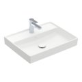 Раковина 60х47 Villeroy &amp; Boch Collaro, Stone White (4A3361RW) На стільницю, Підвісні 
