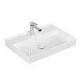 Раковина 65х47 Villeroy&Boch Collaro, White Alpin CeramicPlus (4A3366R1) На столешницу, Подвесные Прямоугольные