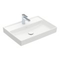 Раковина 65х47 Villeroy&Boch Collaro, Stone White (4A3366RW) На столешницу, Подвесные Прямоугольные