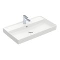 Раковина 80х46,5 Villeroy&Boch Collaro, Stone White (4A3380RW) На столешницу, Подвесные Прямоугольные