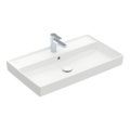 Раковина 80х46,5 Villeroy&Boch Collaro, Stone White (4A338GRW) На столешницу, Подвесные Прямоугольные