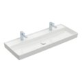 Раковина 120х47 Villeroy&Boch Collaro, White Alpin (4A33C101) На столешницу, Подвесные Прямоугольные