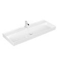 Раковина 120х47 Villeroy&Boch Collaro, White Alpin CeramicPlus (4A33C2R1) На столешницу, Подвесные Прямоугольные