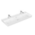 Раковина 120х47 Villeroy&Boch Collaro, White Alpin CeramicPlus (4A33C4R1) На столешницу, Подвесные Прямоугольные
