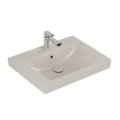 Раковина 60х47 Villeroy&Boch Subway 2.0, Pergamon (711360R3) На полупьедестал, На пьедестал, Подвесные Прямоугольные