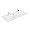 Раковина 120х50 Villeroy&Boch Venticello, Stone White (4104CKRW) На столешницу, Подвесные Прямоугольные