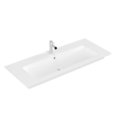 Раковина 120х50 Villeroy&Boch Venticello, Stone White (4104CLRW) На столешницу, Подвесные Прямоугольные