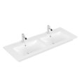 Раковина 130х50 Villeroy&Boch Venticello, White Alpin CeramicPlus (4111DLR1) На столешницу, Подвесные Прямоугольные