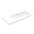 Раковина 100х50 Villeroy&Boch Venticello, White Alpin (4134R301) На столешницу, Подвесные Прямоугольные