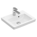 Раковина 45х37 Villeroy&Boch Subway 2.0, White Alpin (73154501) На столешницу, Подвесные Прямоугольные