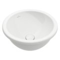 Раковина 39х39 Villeroy&Boch Loop&Friends, White Alpin (4A590001) Встраиваемые сверху, На столешницу Круглые