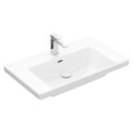 Раковина 80х47 Villeroy&Boch Subway 3.0, White Alpin (4A708001) На столешницу, Подвесные Прямоугольные