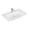Раковина 80х47 Villeroy&Boch Subway 3.0, White Alpin (4A708101) На столешницу, Подвесные Прямоугольные