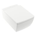 Подвесной безободковый унитаз Villeroy&Boch Memento 2.0, White Alpin CeramicPlus (4633R0R1) Подвесные 
