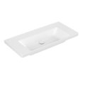 Раковина 100х47 Villeroy&Boch Subway 3.0, White Alpin CeramicPlus (4A70A3R1) На столешницу, Подвесные Прямоугольные