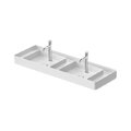 Раковина 134х46 см Duravit Bento Starck Box, белый матовый (2660133272) На столешницу Прямоугольные
