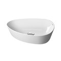 Раковина 50 см Duravit Cape Cod, белый матовый (2339503200) На столешницу Круглые
