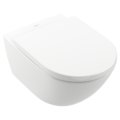 Подвесной безободковый унитаз Villeroy&Boch Subway 3.0 со смывом TwistFlush, White Alpin (4670TS01) Подвесные 