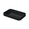 Раковина 60х40 см Duravit Happy D.2 Plus, антрацит матовый (2359601300) На столешницу Прямоугольные