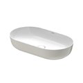 Раковина 70х40 см Duravit Luv, бело-серый (0379702300) На столешницу Овальные