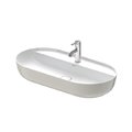 Раковина 80х40 см Duravit Luv, біло-сірий (0380802300) На стільницю 