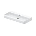 Раковина 100х47 см Duravit Qatego, білий матовий (2382102060) На стільницю, Підвісні 