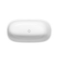 Ванна каменная 160х85 Duravit Zencha, белый (700462000000000) Duravit Овальные