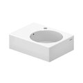 Раковина 61,5х46 см Duravit Scola, белый (0685600011) На консоль, Подвесные Прямоугольные