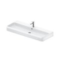 Раковина 120х47 см Duravit Qatego, белый (2382120027) На столешницу, Подвесные Прямоугольные