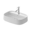 Раковина 55х39 см Duravit Zencha, белый матовый (2374553271) На столешницу Прямоугольные