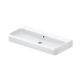 Раковина 100х47 см Duravit Qatego, белый матовый (2382102028) На столешницу, Подвесные Прямоугольные