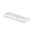 Раковина 120х47 см Duravit Qatego, белый (2382120060) На столешницу, Подвесные Прямоугольные