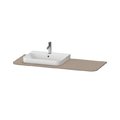 Стільниця 130х55 см виріз зліва Duravit Happy D. 2 Plus, лляної декор (HP031KL7575) Duravit Стільниці