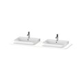 Столешница 160х55 см с двумя вырезами Duravit Happy D.2 Plus, белый шелковисто-матовый (HP032HB3939) Duravit Столешницы