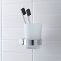 Стакан для зубних щіток правобічний Duravit D-Code, хром (0099201000) Склянки для зубних щіток Duravit